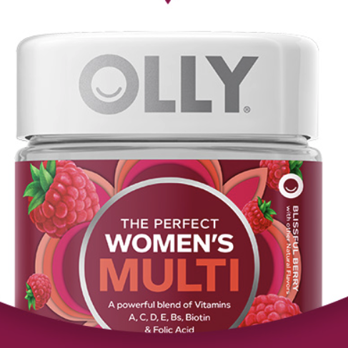 OLLY 維她秘密罐 多汁漿果味 70粒保健產品包裝創意設計欣賞(圖2)