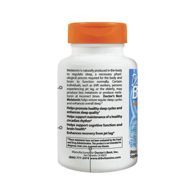 Doctors Best 多特倍斯 褪黑素咀嚼片 120片保健產品包裝創意設計欣賞(圖5)