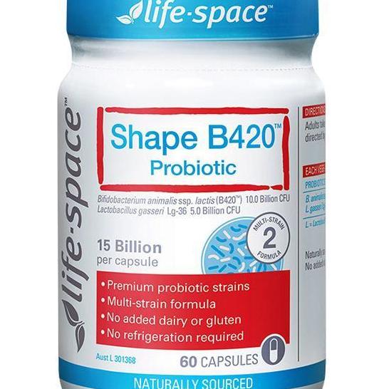 life space B420益生菌 60粒保健產品包裝創意設計欣賞(圖2)