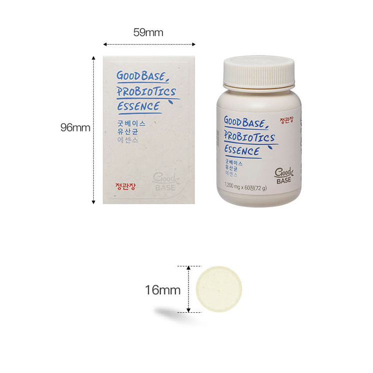 正官莊 益生菌 60粒保健產品包裝創意設計欣賞(圖4)