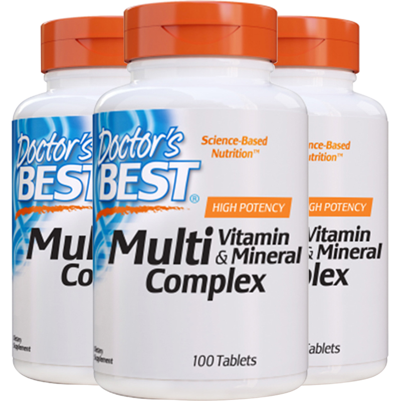 Doctors BEST 男士復合維生素 100粒*3瓶保健產品包裝創意設計欣賞(圖1)