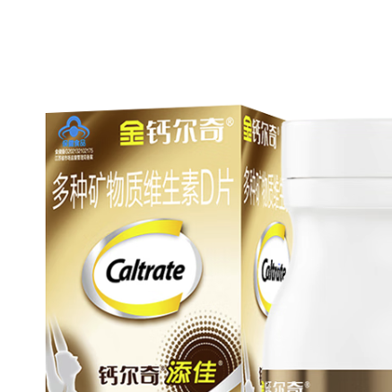 Caltrate 鈣爾奇 添佳 多種礦物質維生素D片 60片*5瓶保健產品包裝創意設計欣賞(圖2)