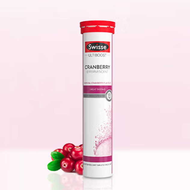 Swisse 斯維詩 蔓越莓泡騰片 20片保健產品包裝創意設計欣賞(圖4)