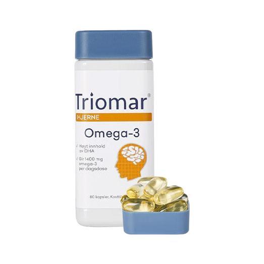 Triomar 大腦魚油 80粒保健產品包裝創意設計欣賞(圖1)