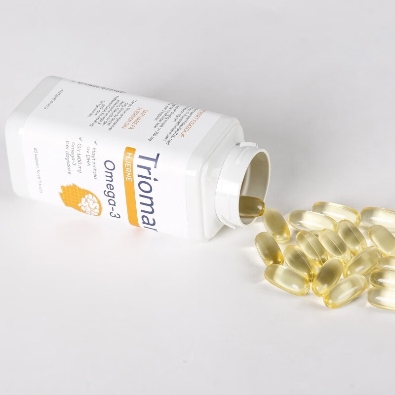 Triomar 大腦魚油 80粒保健產品包裝創意設計欣賞(圖5)