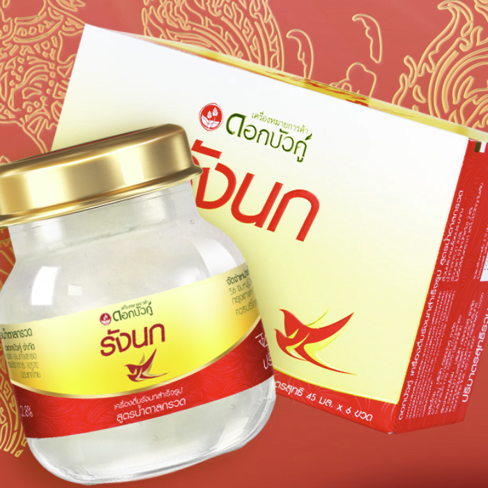 Twin Lotus 雙蓮 冰糖型 即食燕窩 45ml*6罐*2盒保健產(chǎn)品包裝創(chuàng)意設(shè)計(jì)欣賞(圖5)