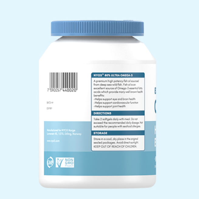 NYO3 80%OMEGA-3 深海魚(yú)油 60粒保健產(chǎn)品包裝創(chuàng)意設(shè)計(jì)欣賞(圖3)