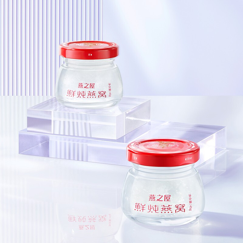 燕之屋 無糖款 鮮燉燕窩 45g*336瓶保健產品包裝創意設計欣賞(圖3)
