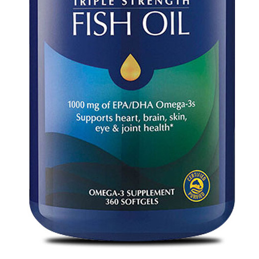 GNC 健安喜 三倍濃縮深海魚油軟膠囊 360粒保健產品包裝創意設計欣賞(圖2)