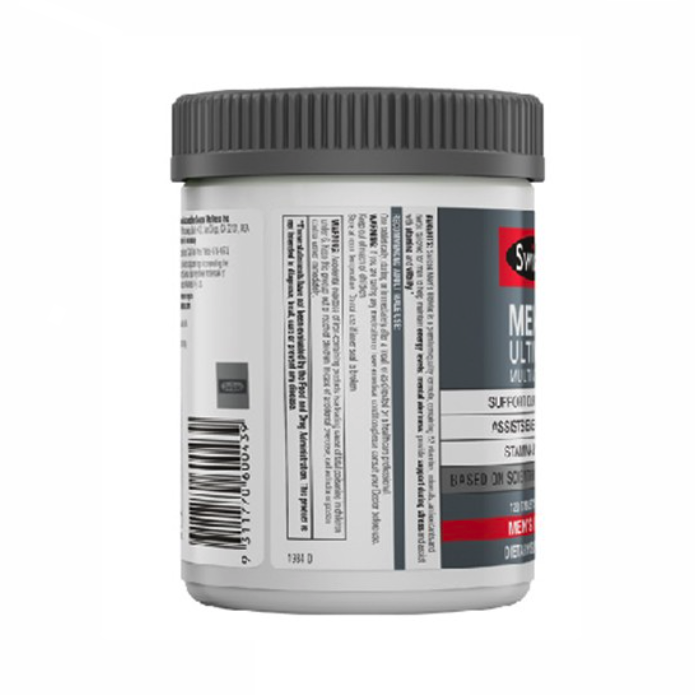 Swisse 斯維詩 Ultivite 美版 男士復合維生素片 120片保健產品包裝創意設計欣賞(圖2)