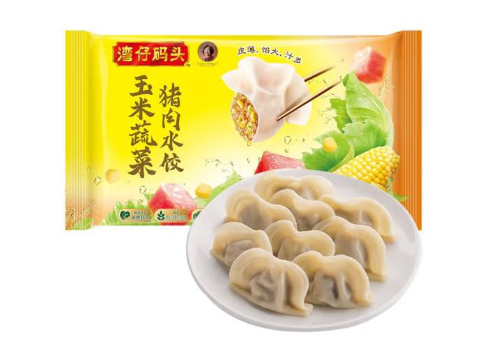 受歡迎的速凍水餃包裝袋設計排名作品欣賞(圖1)