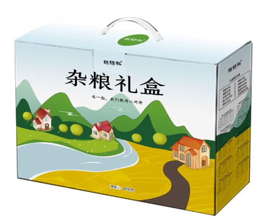 五谷雜糧禮盒包裝設(shè)計(jì)怎么做(圖1)