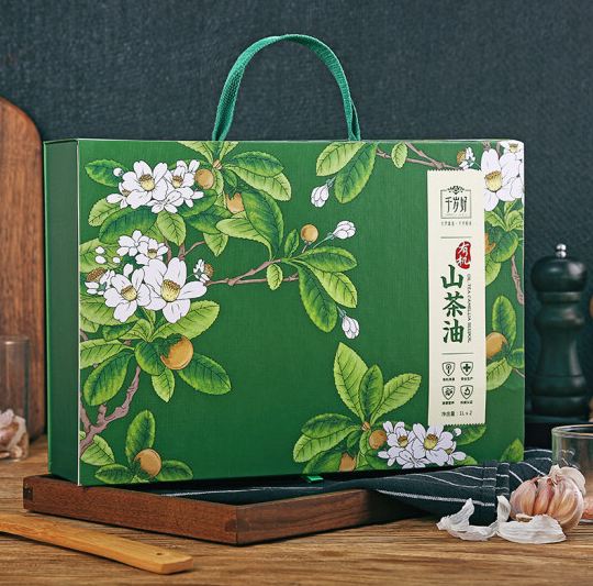 山茶油禮盒包裝如何設計(圖1)