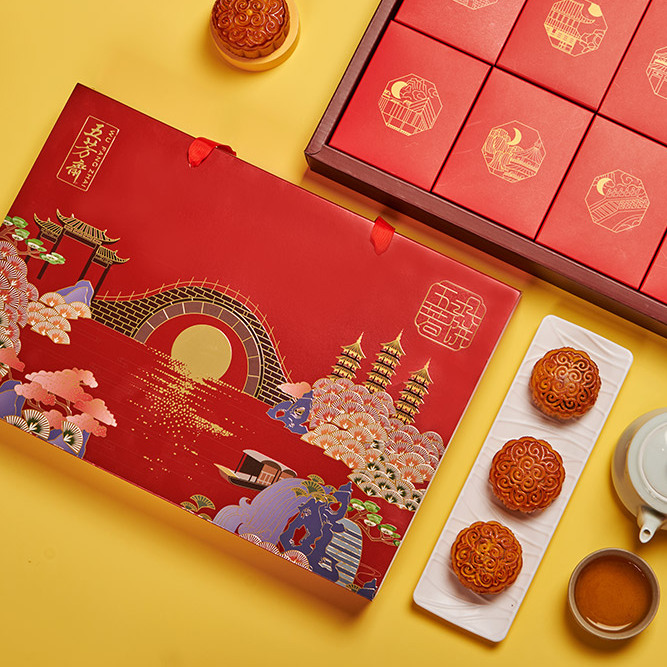 月餅禮盒包裝設計作品欣賞(圖1)