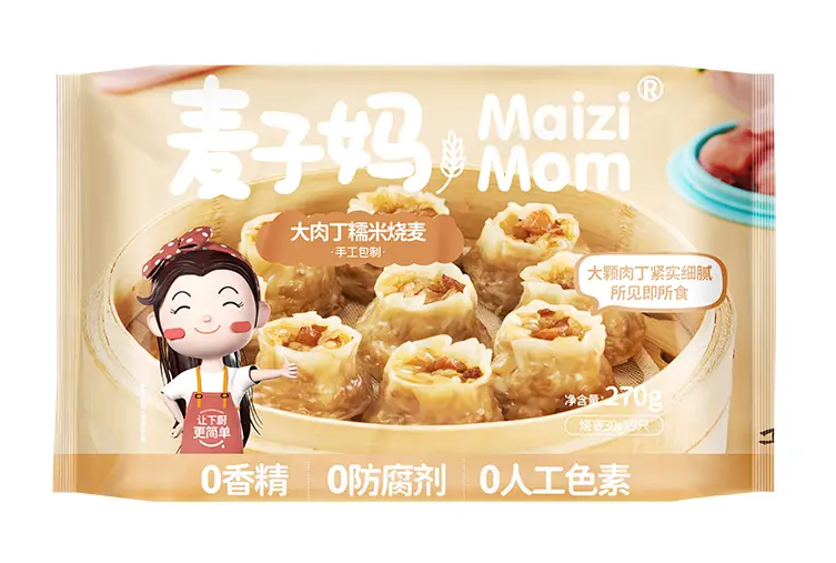 糯米燒麥包裝袋設計作品欣賞(圖1) 糯米燒麥包裝袋設計作品欣賞(圖1)