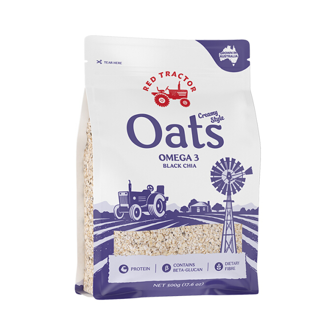 奇亞籽燕麥片包裝設計作品欣賞(圖1) 奇亞籽燕麥片包裝設計作品欣賞(圖1)