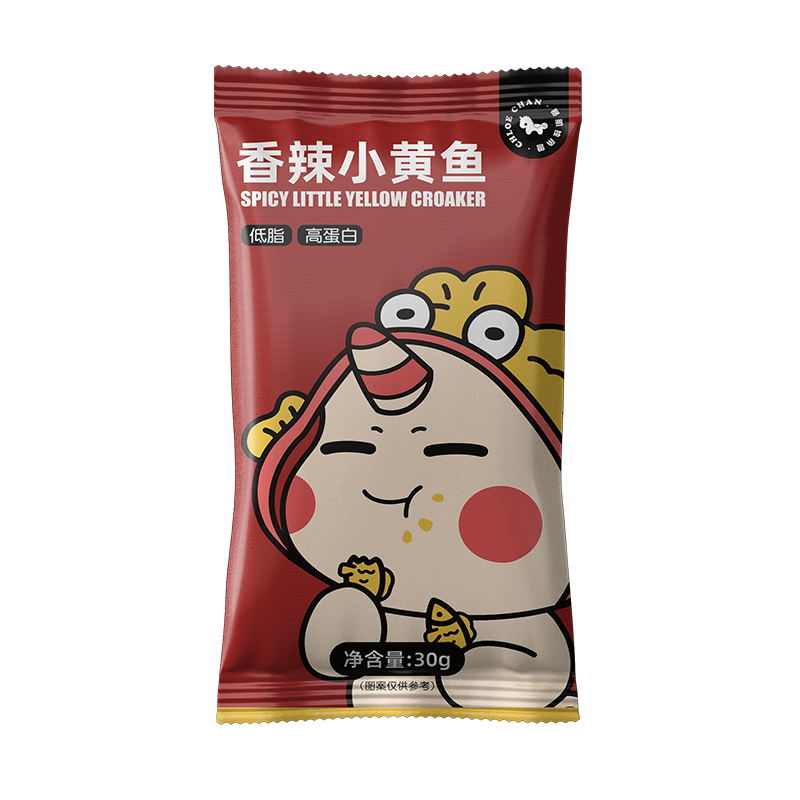 香辣小黃魚包裝設計作品欣賞(圖1) 香辣小黃魚包裝設計作品欣賞(圖1)