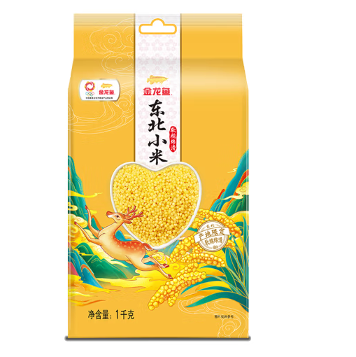 東北黃小米包裝袋設(shè)計(jì)作品欣賞(圖1)