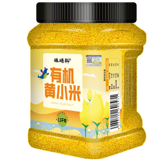 灌裝有機(jī)黃小米包裝設(shè)計(jì)作品欣賞(圖1)