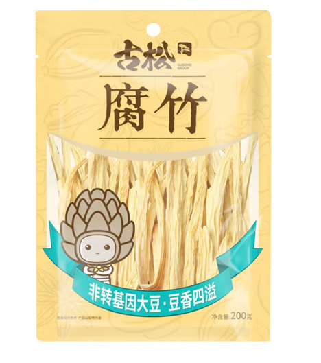 手工腐竹包裝袋設計作品欣賞(圖1)