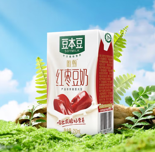 紅棗豆奶包裝設計作品欣賞(圖1)