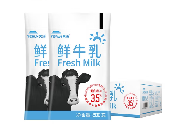 鮮牛乳包裝袋設計要點(圖1)