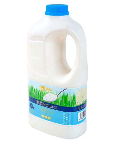 桶裝風(fēng)味酸牛奶包裝設(shè)計(jì)作品欣賞(圖1)