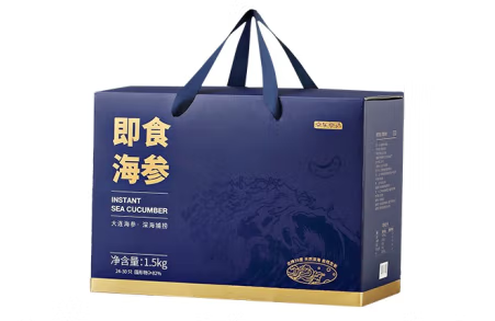 冷凍即食海參禮盒包裝設(shè)計(jì)(圖1)