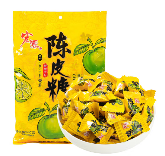 陳皮糖包裝袋設計作品欣賞(圖1)