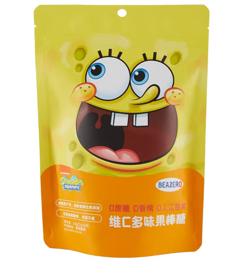 維C多味果棒糖包裝設計作品欣賞(圖1)
