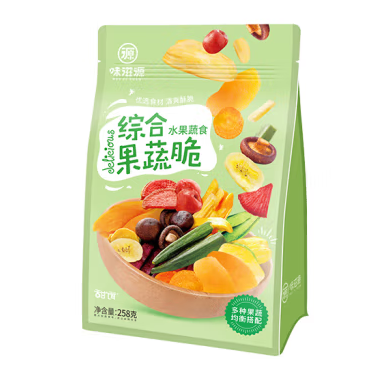 果蔬脆包裝袋設計作品欣賞(圖1)