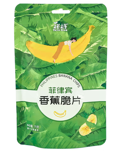 休閑零食香蕉脆片包裝袋設計作品欣賞(圖1) 休閑零食香蕉脆片包裝袋設計作品欣賞(圖1)