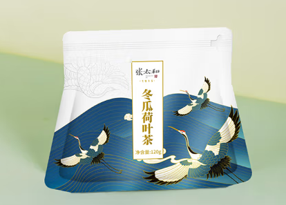 冬瓜荷葉茶包裝袋設計(圖1)