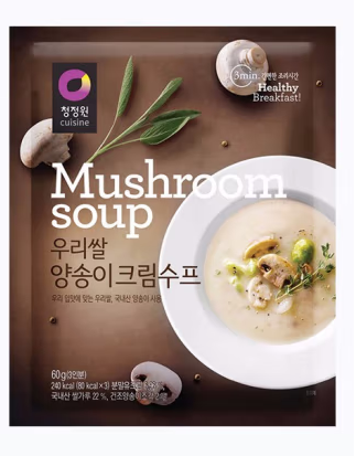 蘑菇速食湯包裝袋設計欣賞(圖1)