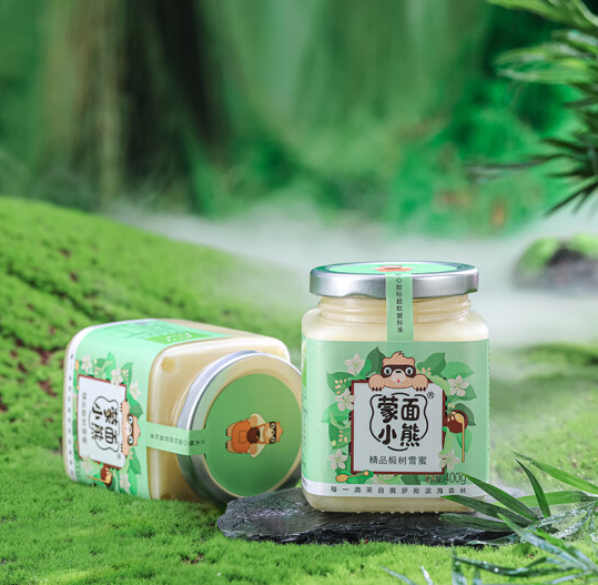 瓶裝椴樹雪蜜包裝設計作品欣賞(圖1)