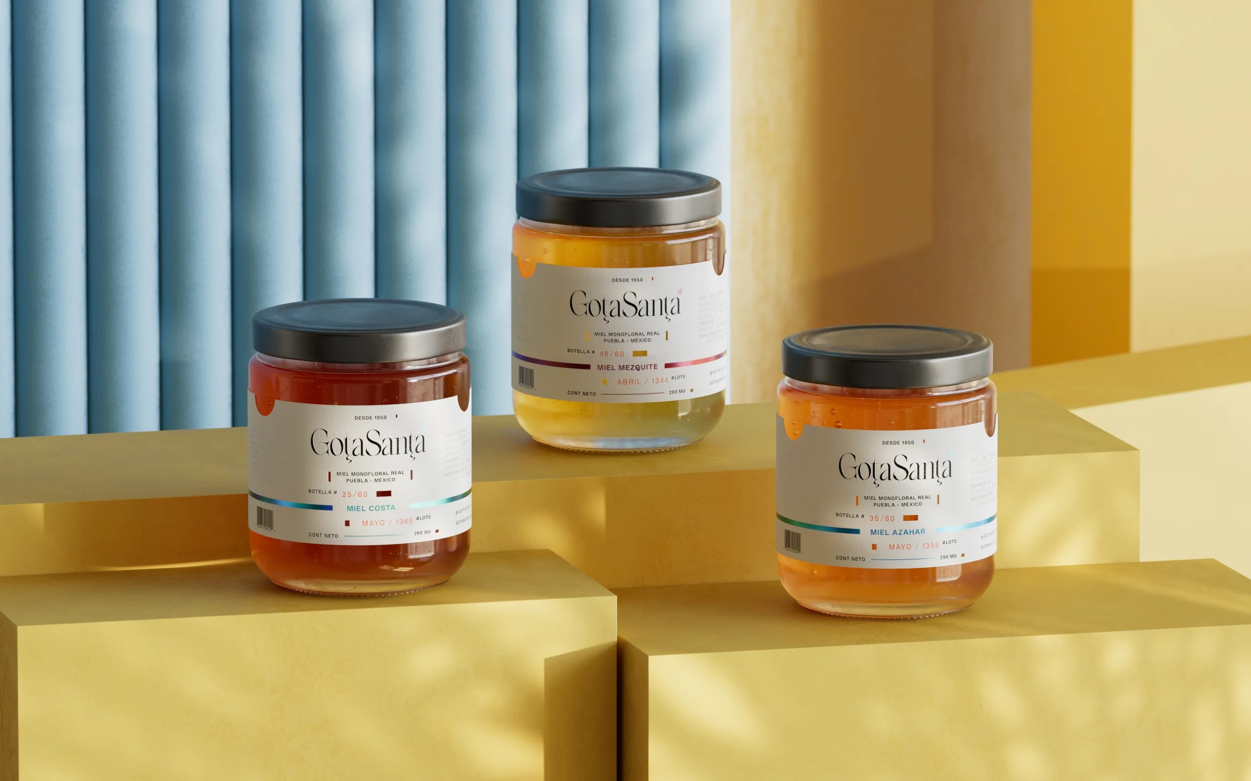 簡約的蜂蜜包裝設計作品欣賞(圖1) 簡約的蜂蜜包裝設計作品欣賞(圖1)