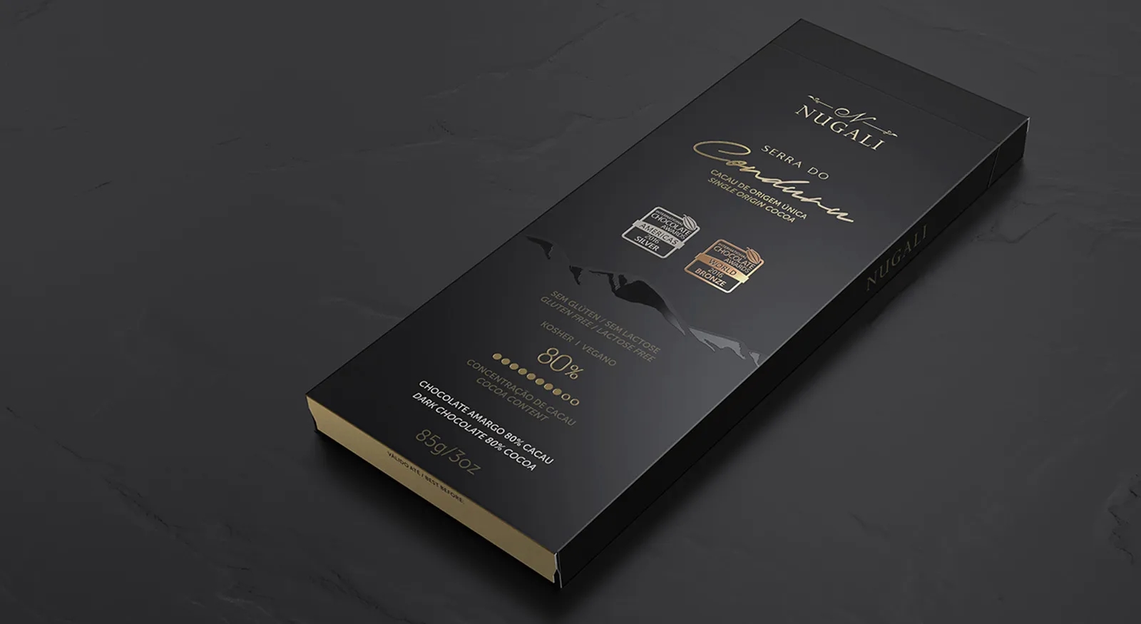 極簡主義的巧克力外包裝設計欣賞(圖1)