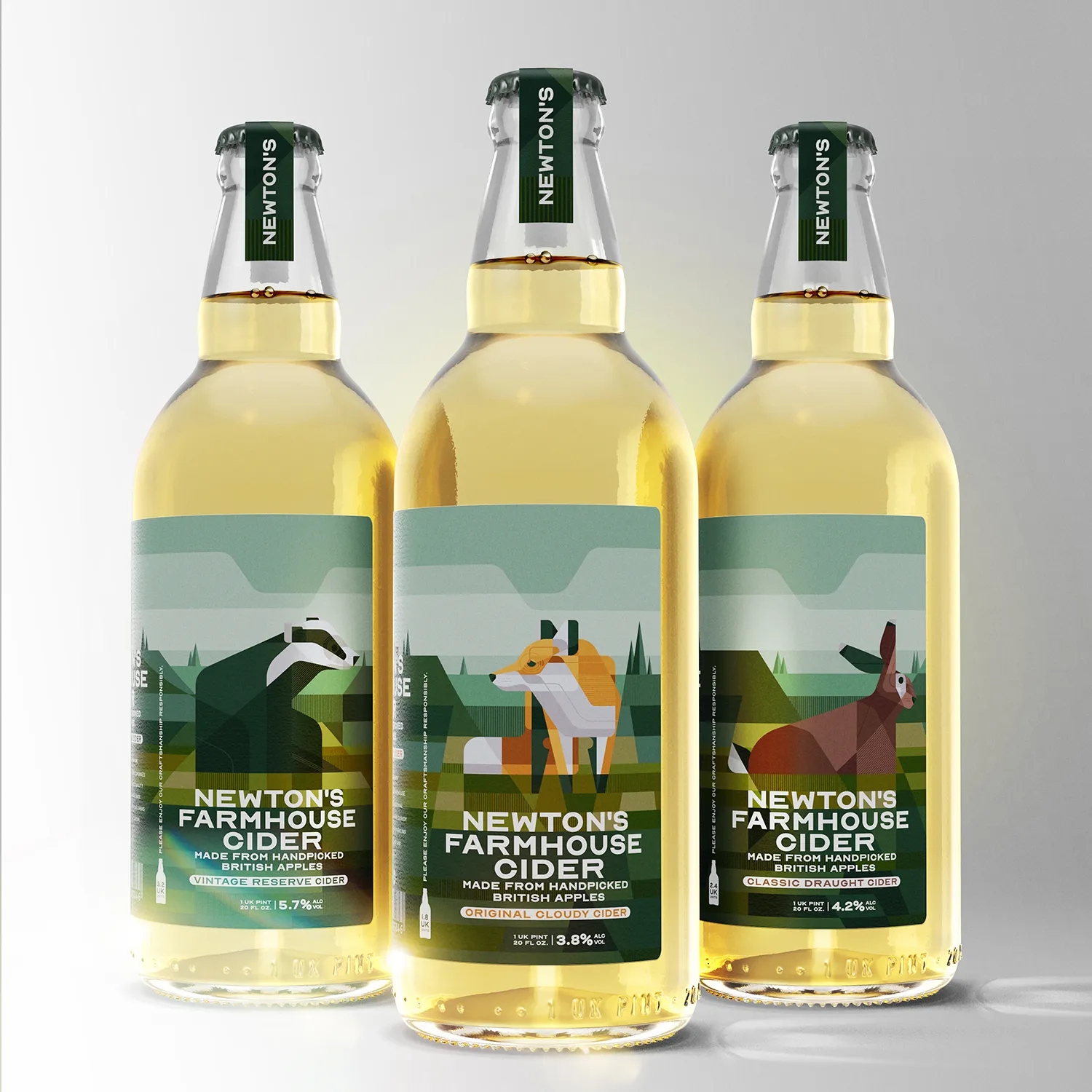 有個性的農家蘋果酒包裝設計欣賞(圖1)