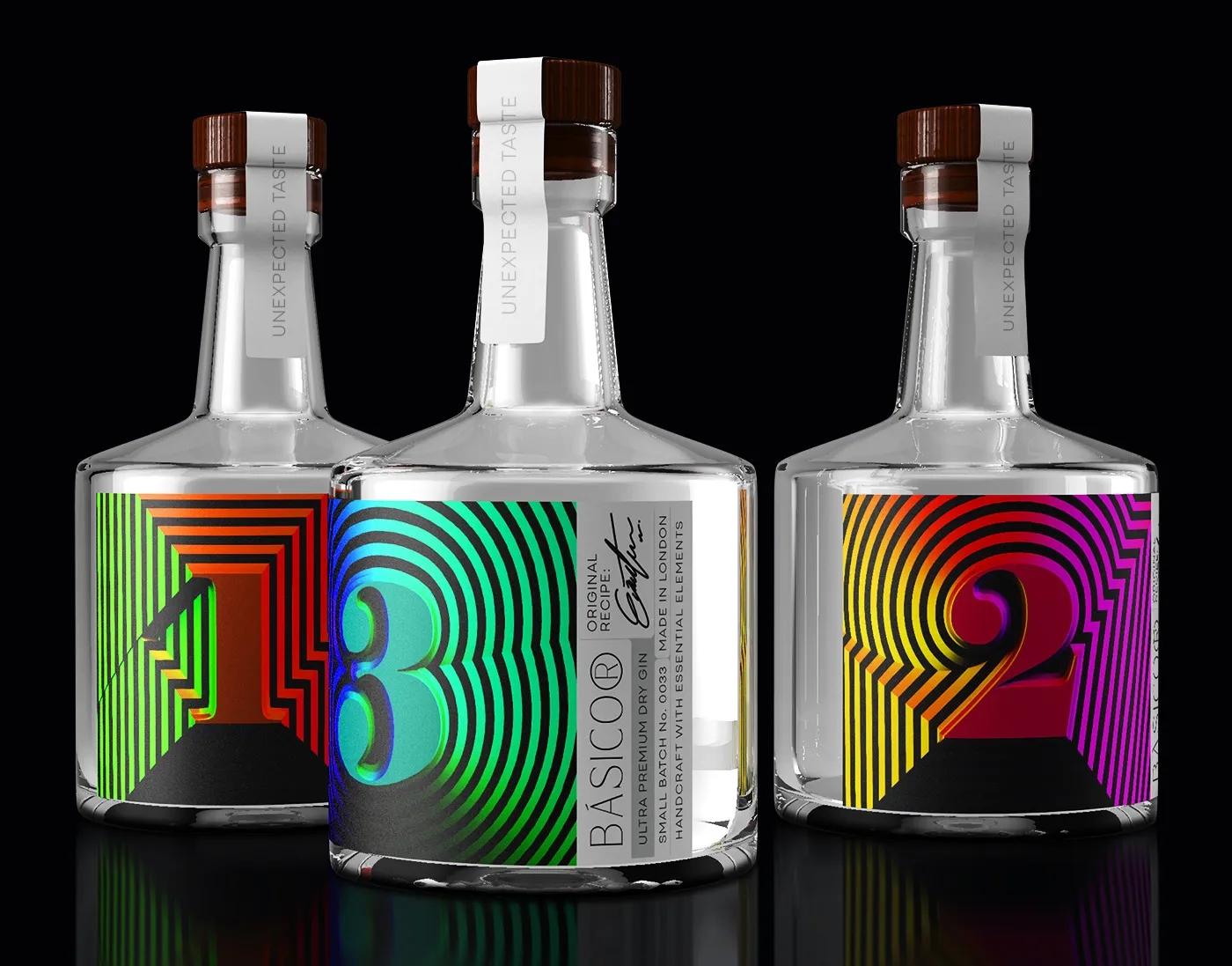 充滿活力個性的杜松子酒包裝設計欣賞(圖1)