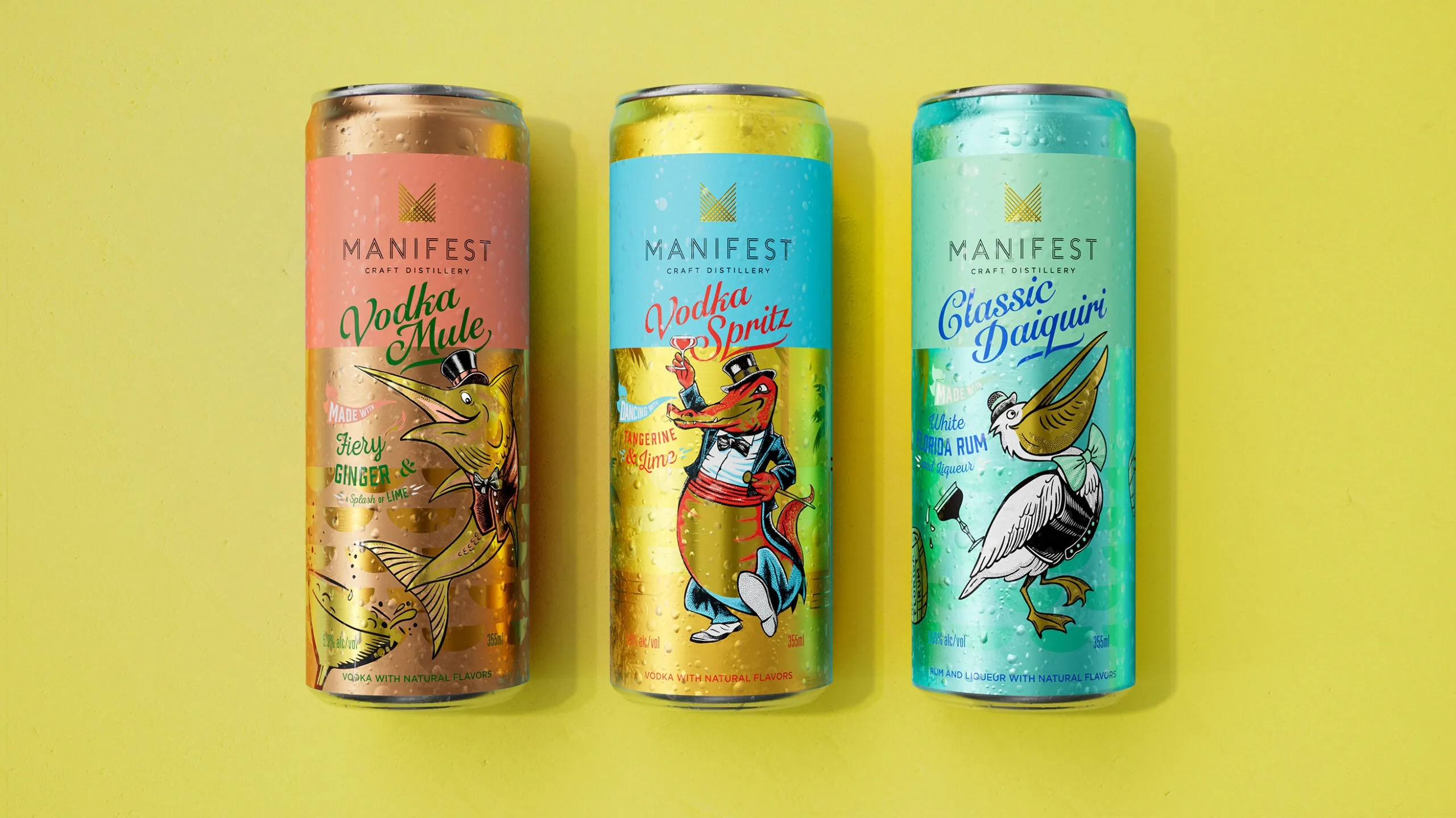 灌裝雞尾酒包裝設計欣賞(圖1)