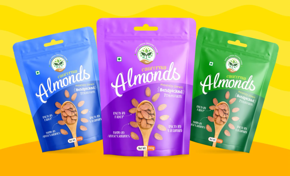 杏仁干果包裝袋如何設計(圖1)