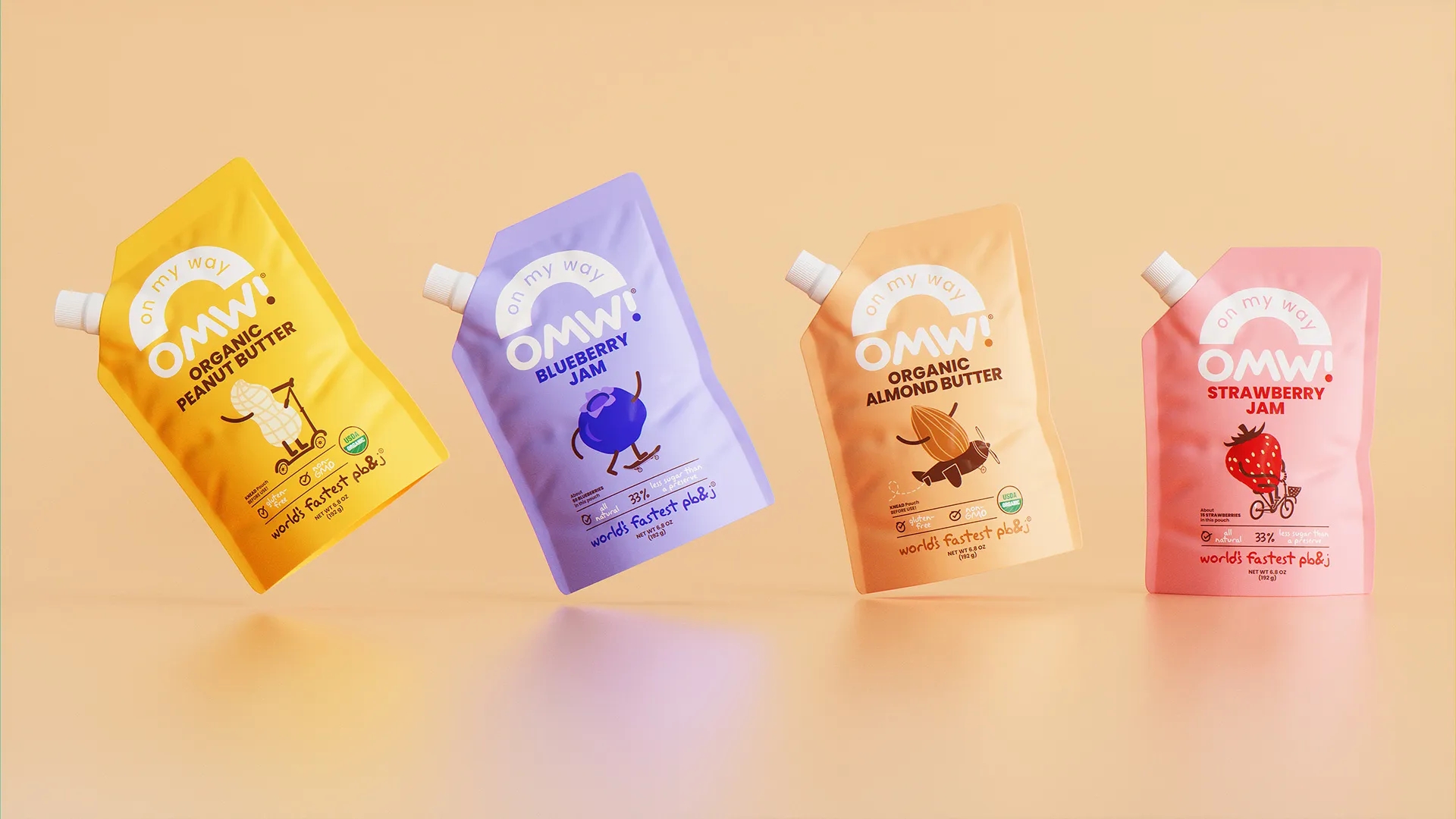 有趣的袋裝果醬包裝設計欣賞(圖1)