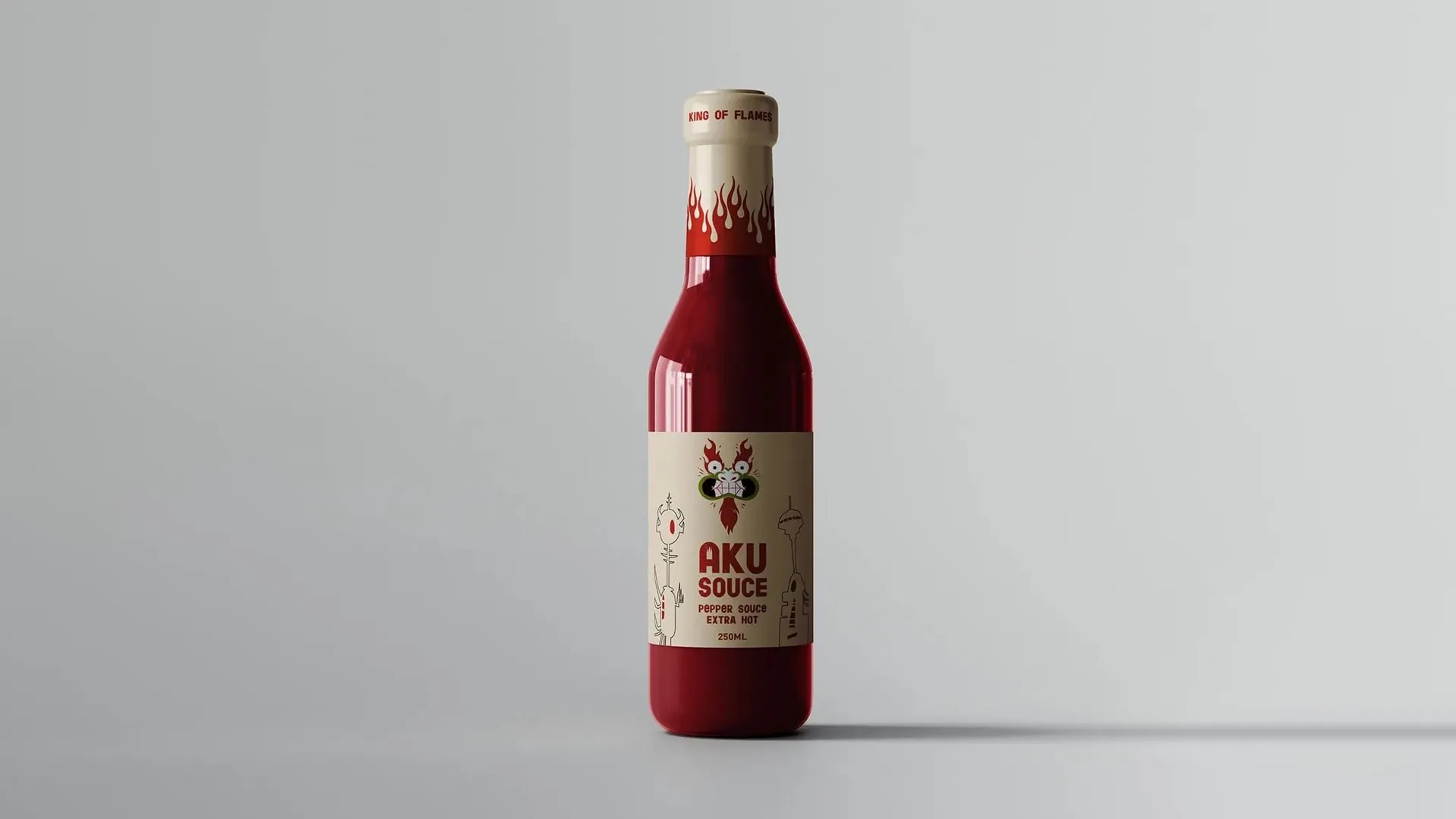 有趣的辣椒醬包裝瓶設(shè)計欣賞(圖1)