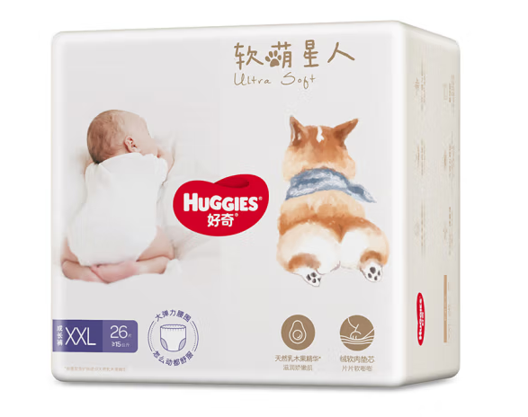 嬰兒尿不濕拉拉褲包裝袋設(shè)計欣賞(圖1)