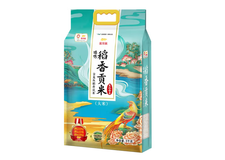 稻香貢米包裝袋設計怎么做好(圖1) 稻香貢米包裝袋設計怎么做好(圖1)