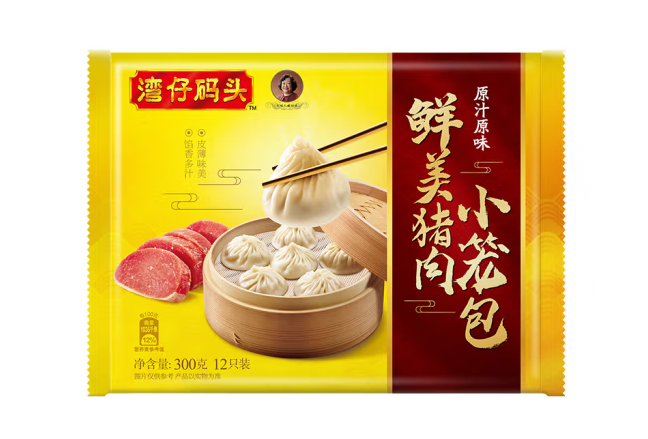 鮮美豬肉小籠包包裝設計怎么做(圖1) 鮮美豬肉小籠包包裝設計怎么做(圖1)