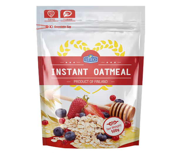 即食燕麥片包裝袋設計怎么做銷量高(圖1)