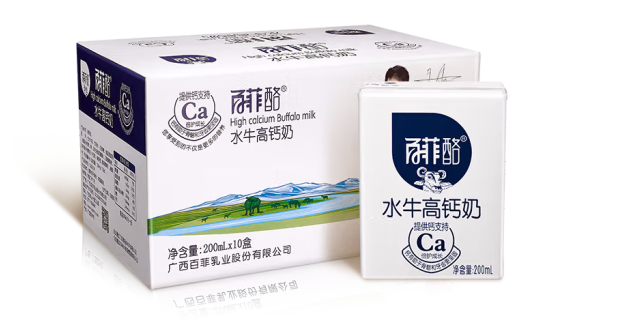 水牛高鈣奶包裝盒設計怎么做(圖1) 水牛高鈣奶包裝盒設計怎么做(圖1)