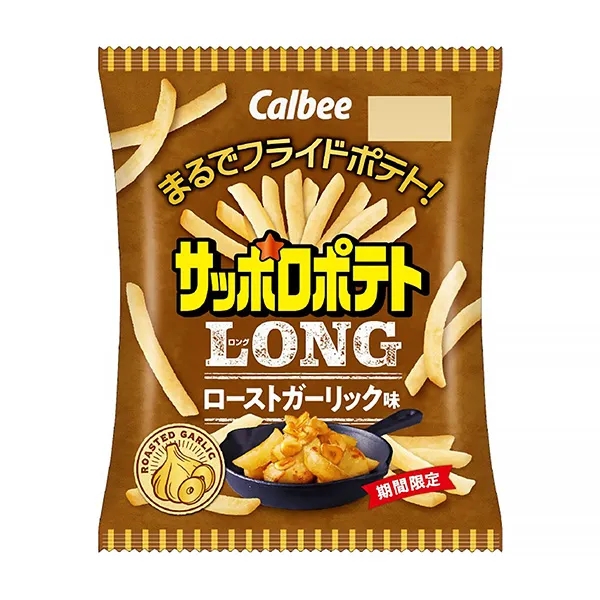 烤大蒜味薯條包裝袋設(shè)計怎么做好(圖1)