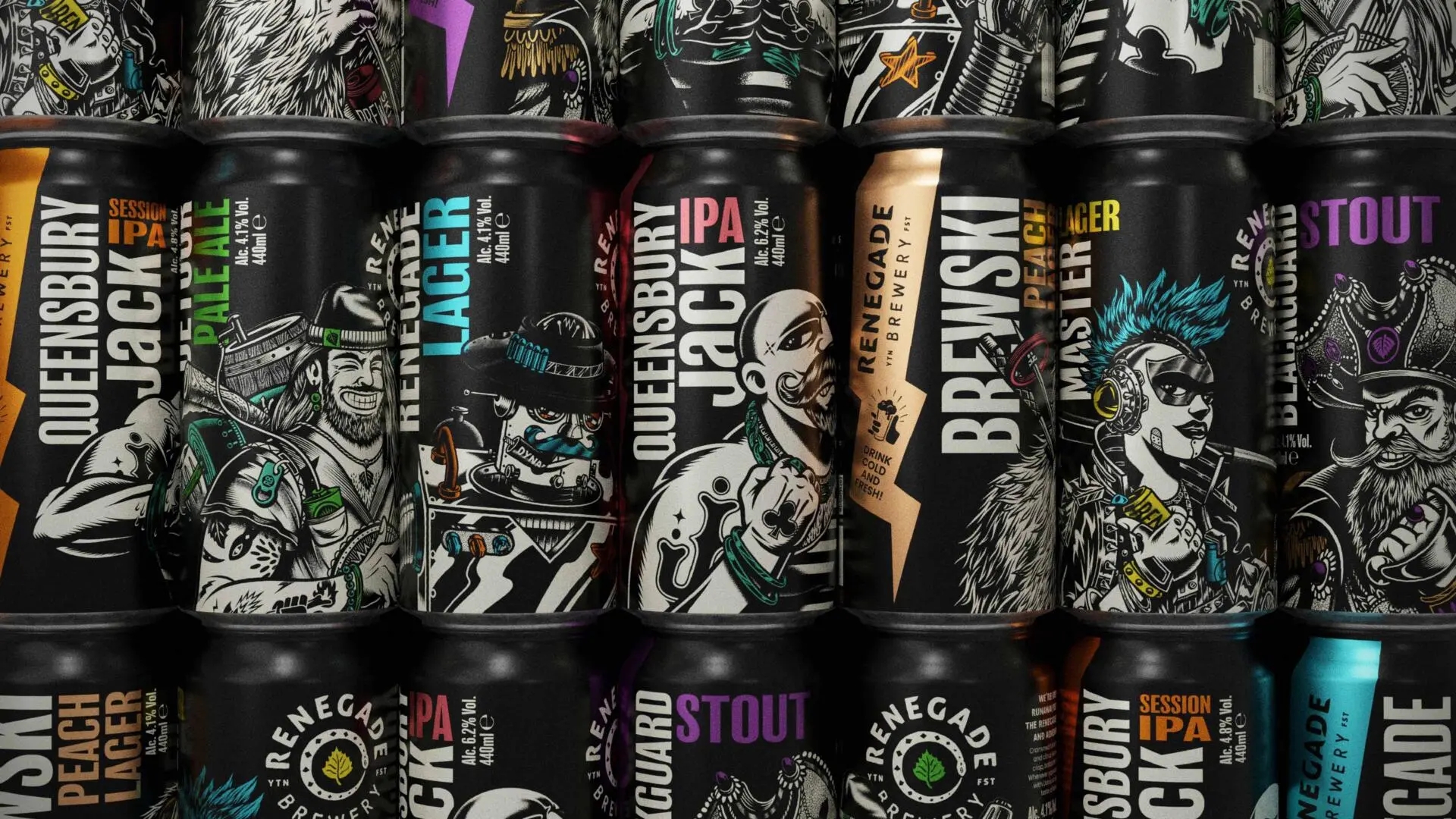 獨特的精釀啤酒包裝罐設計欣賞(圖1)